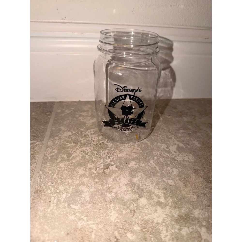 All star movies ice cream Mason jar glass like container